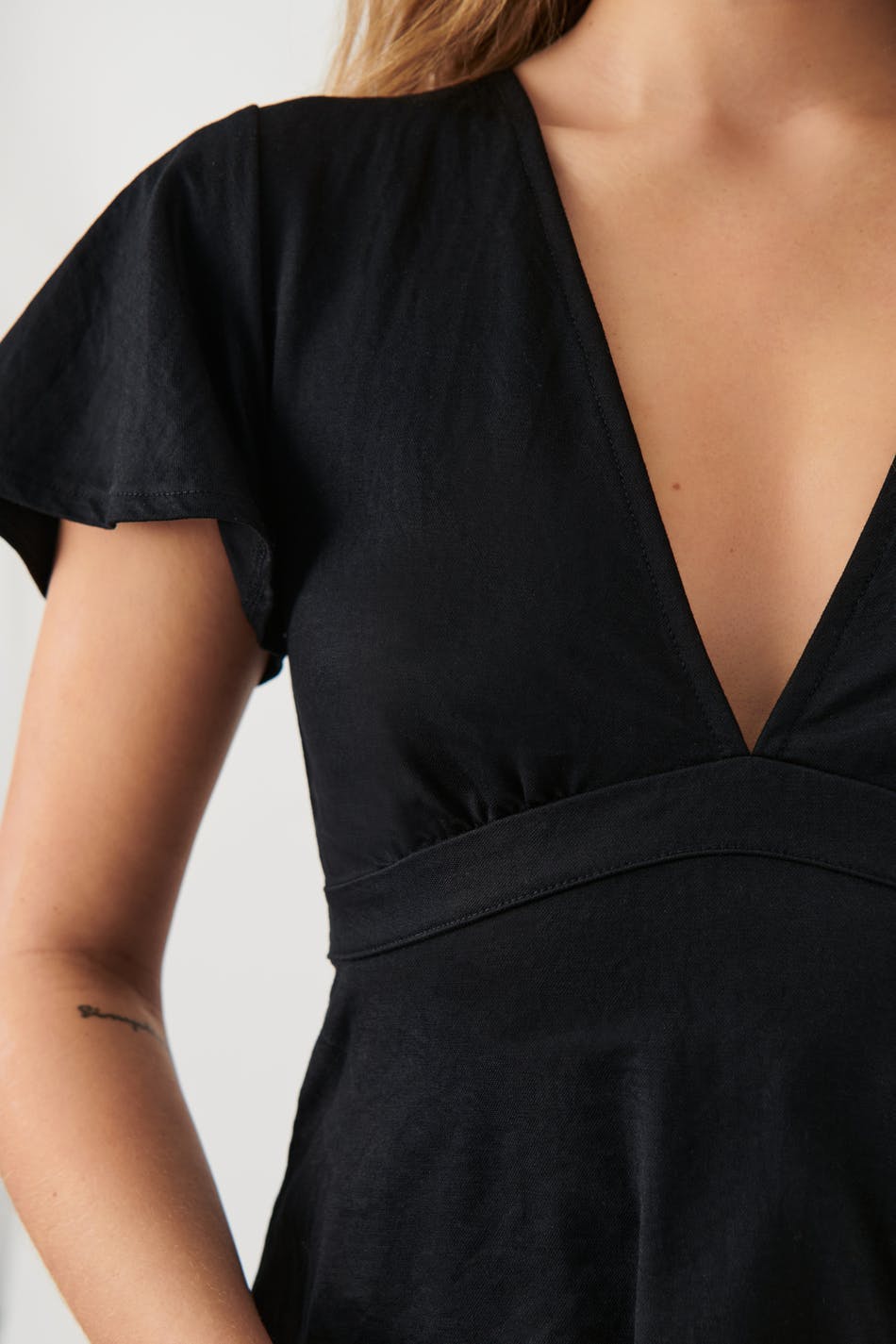 Tie top - Noir