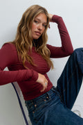 soft touch crew neck top - Tender touch