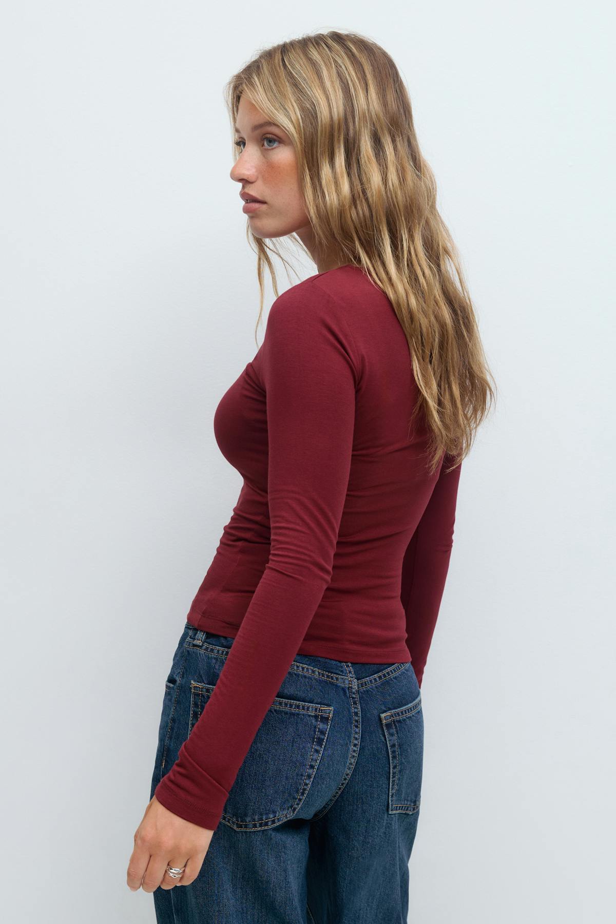 soft touch crew neck top - Tender touch