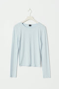 soft touch crew neck top - Stone
