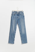 Mid straight tall jeans - Offblack