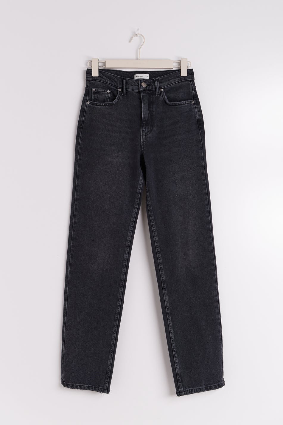 Mid straight tall jeans - Offblack