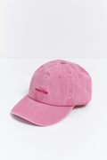 washed cotton cap - Washed brown