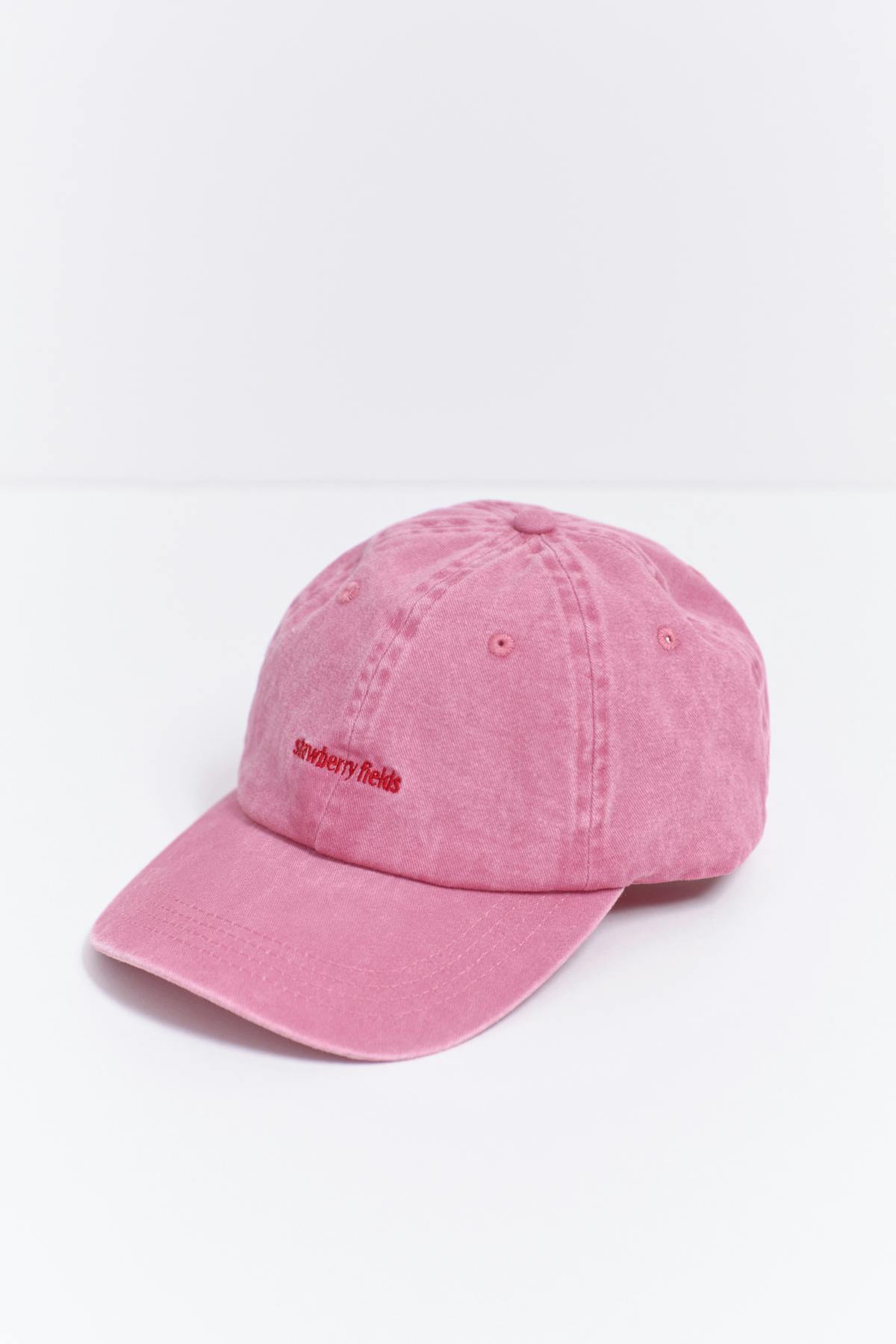 washed cotton cap - Washed brown