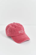 washed cotton cap - Bleu