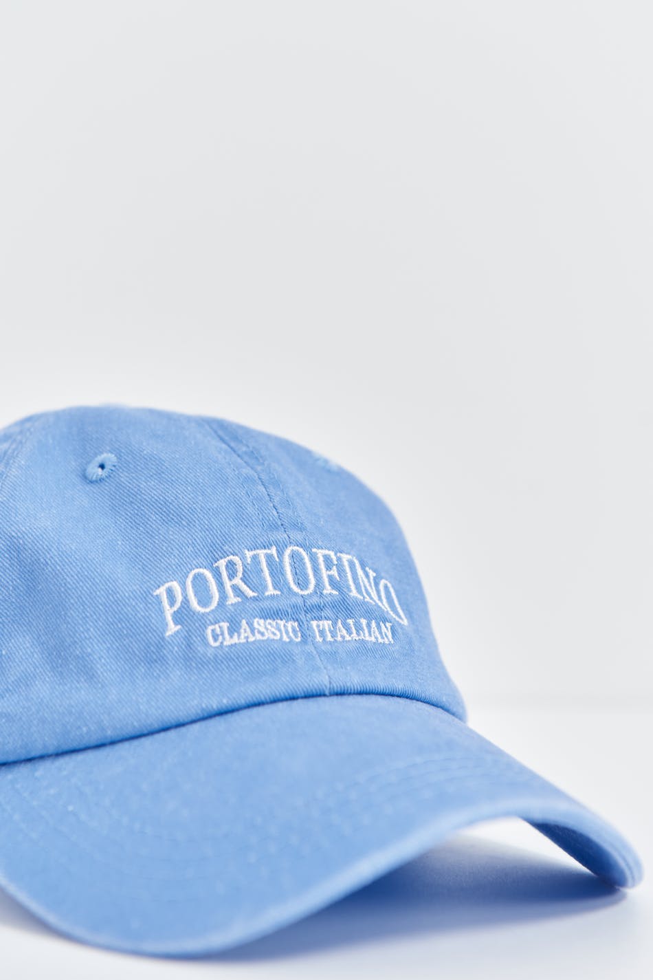 washed cotton cap - Vert