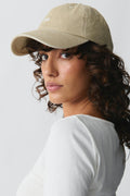 washed cotton cap - Chocolate plum