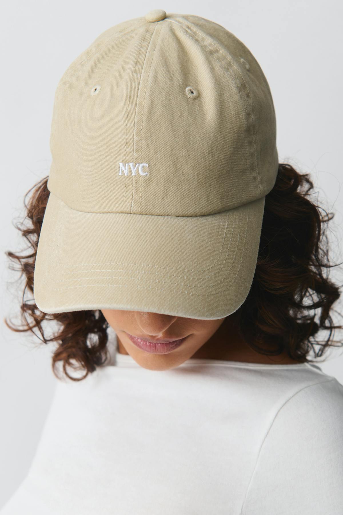 washed cotton cap - Banana crepe
