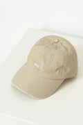 washed cotton cap - Army green