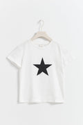 tee - Offwhite/stars