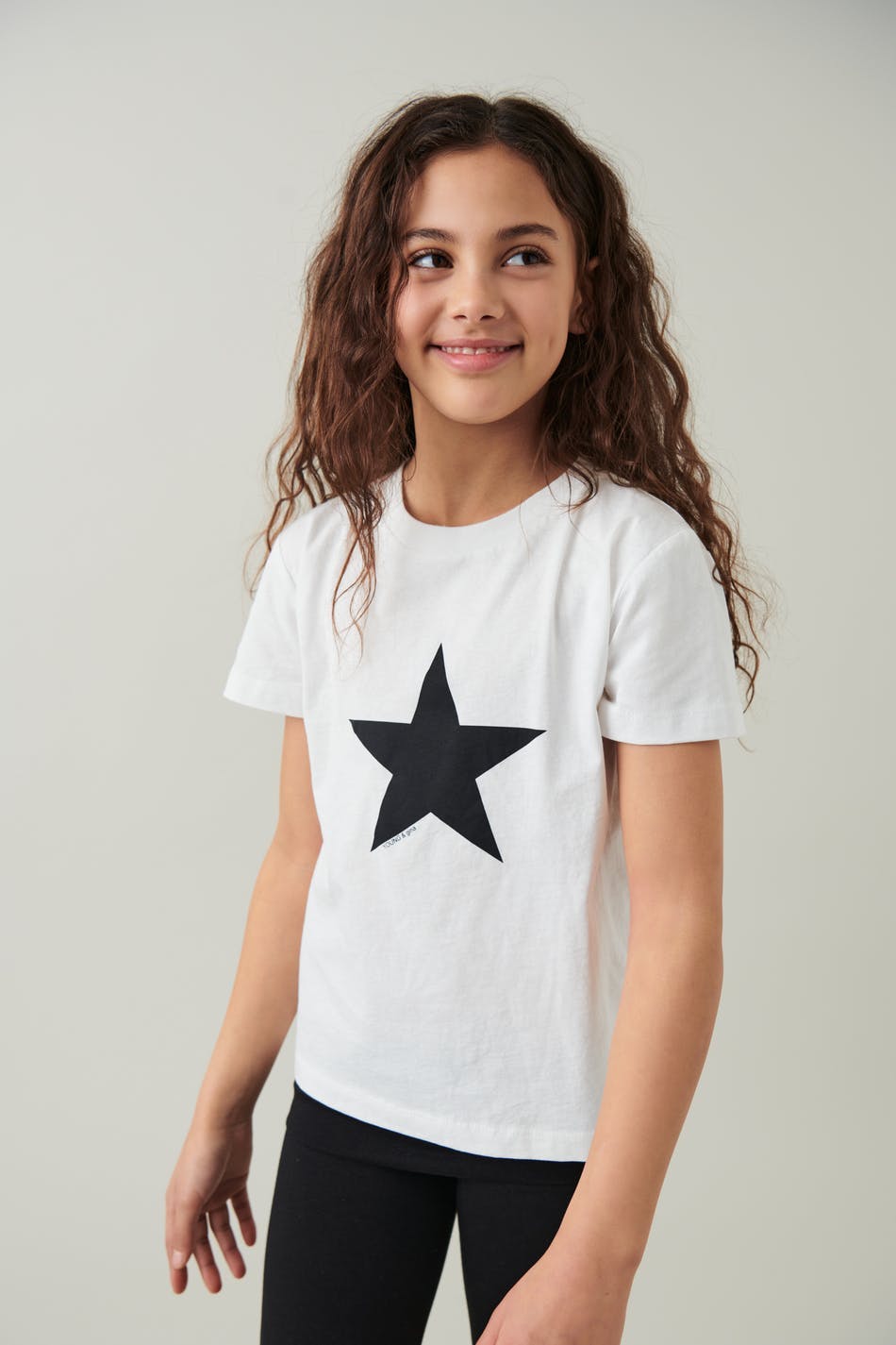 tee - Offwhite/stars