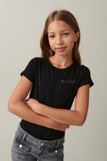 Y tight tee - Black/stars