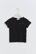 Y tight tee - Black/stars