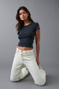 Full length jeans - Gris clair