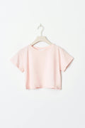 Y cropped tee - Rose