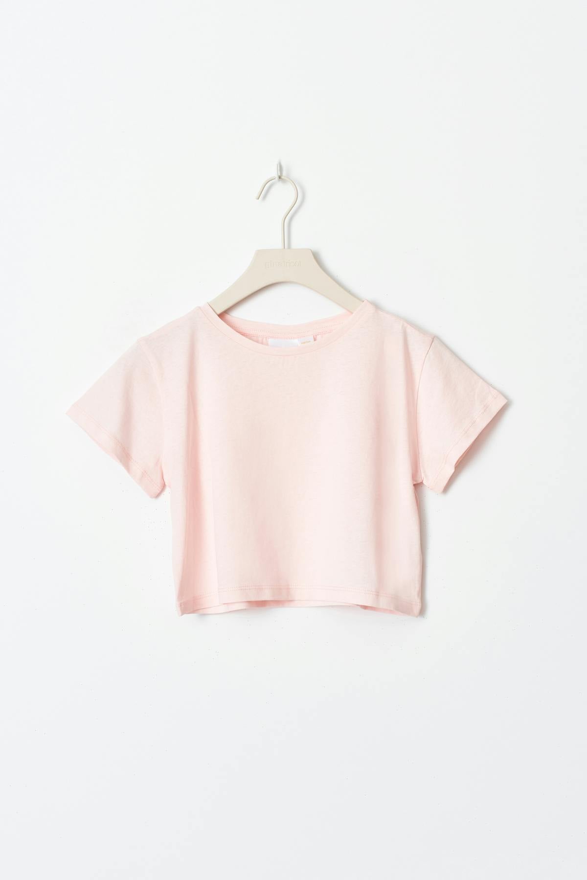 Y cropped tee - Rose