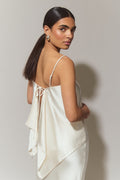 Satin singlet - Blanc cassé