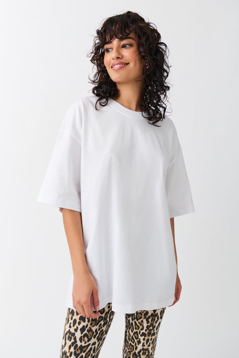 Oversized tee - Blanc