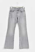 low waist bootcut jeans - Blanc cassé