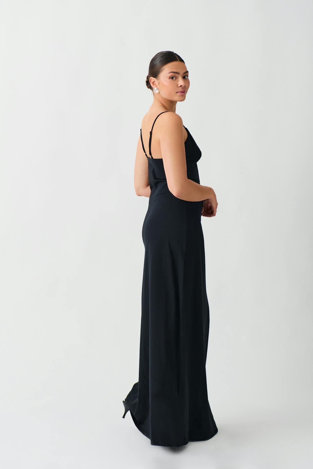 Twisted strap dress - Noir