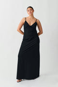 Twisted strap dress - Noir