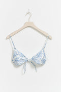 Triangel bikini detail top - Paisley/aop