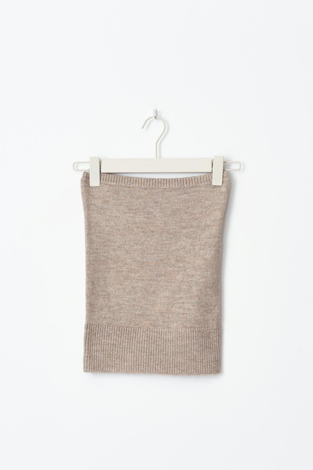 knitted tube top - Pink lady