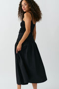 Dropped waist skirt - Noir