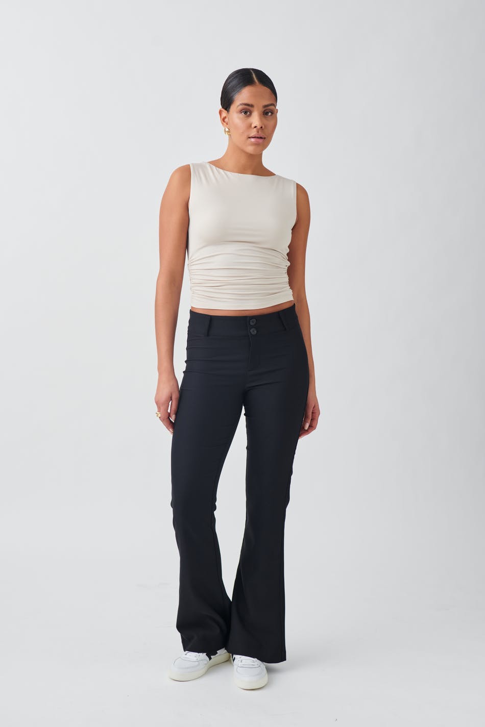 yk bootcut trousers - Noir