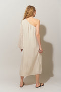 Fluid oneshoulder dress - Noir