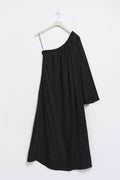 Fluid oneshoulder dress - Noir
