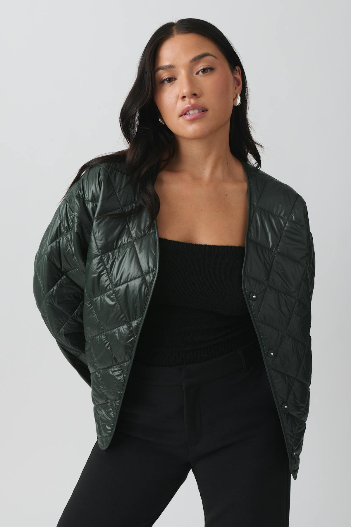 Quilted jacket - Noir