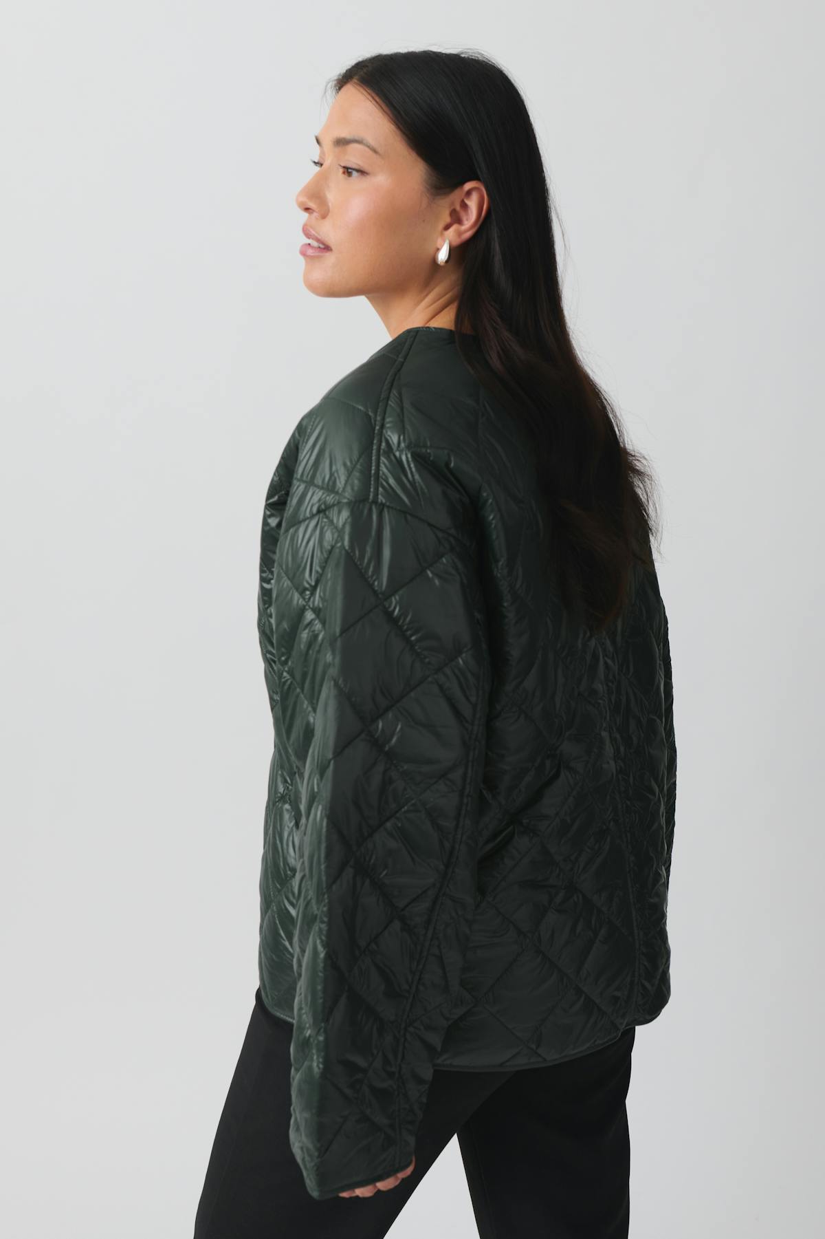 Quilted jacket - Vert