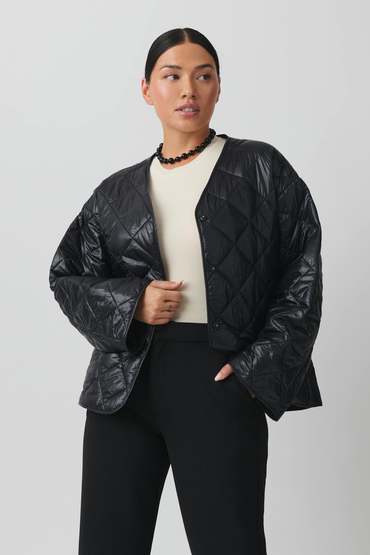 Quilted jacket - Noir