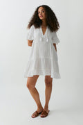 boho beach dress - Blanc