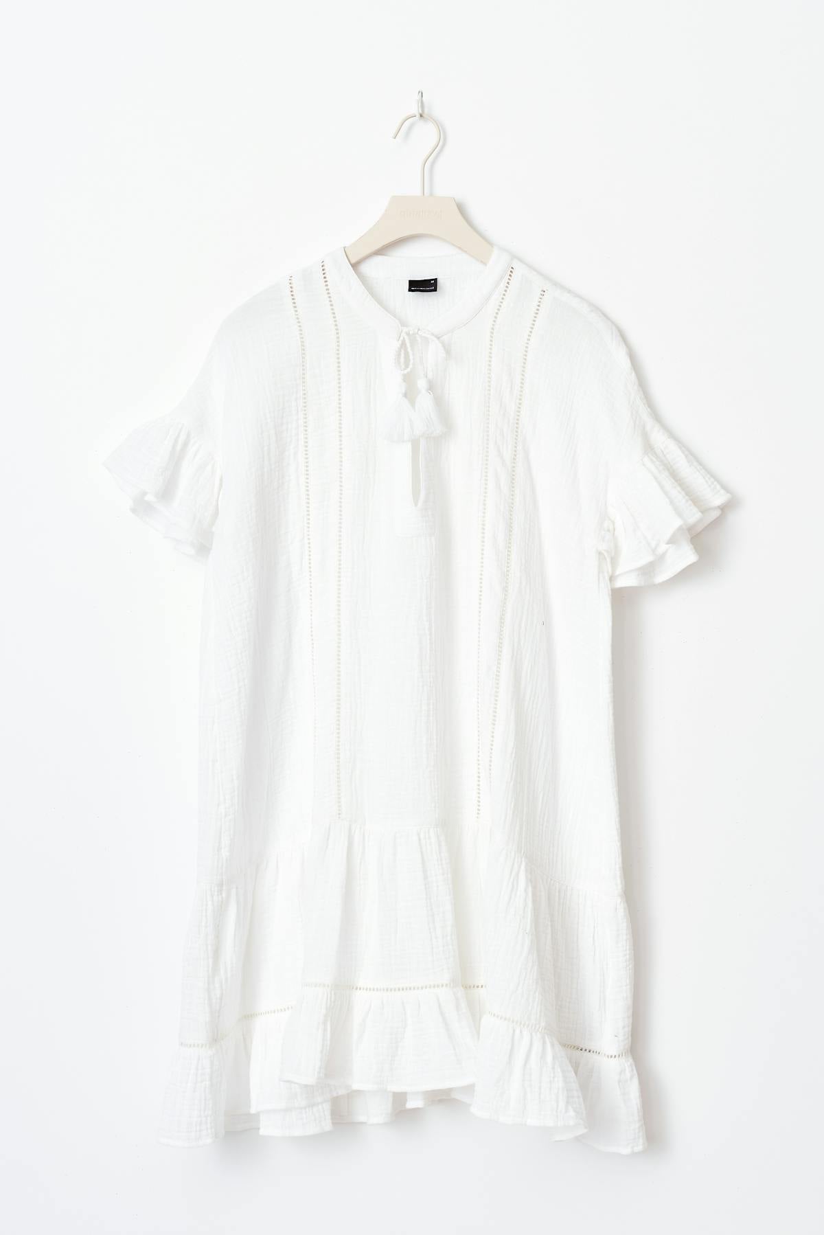 boho beach dress - Blanc