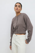 Knitted cardigan - Noir
