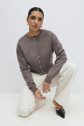 Knitted cardigan - Gardenia