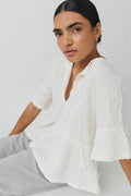 Boho top - Blanc cassé