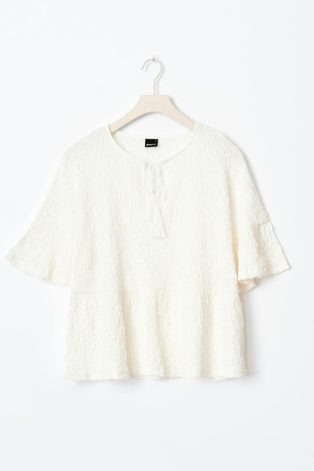 Boho top - Blanc cassé