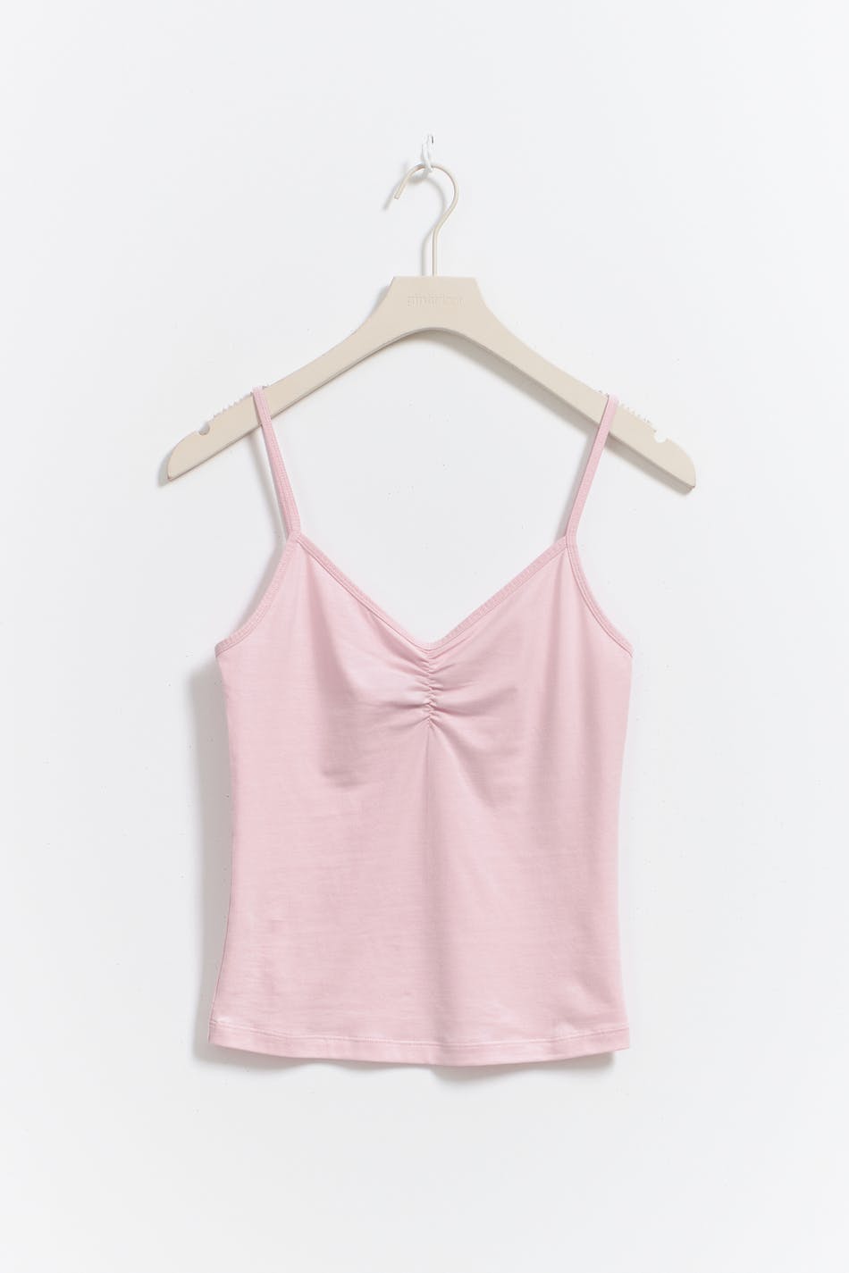 V-neck ruched singlet - Pale lilac