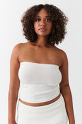 tube top - Blue stripe