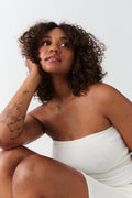tube top - Blanc
