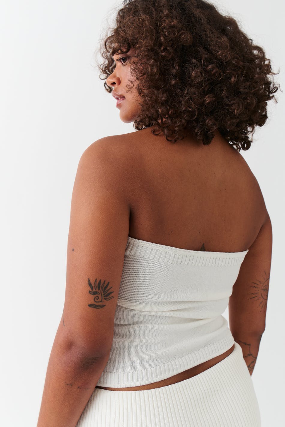 tube top - Blanc