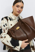 Long strap pu bag - Black/silver