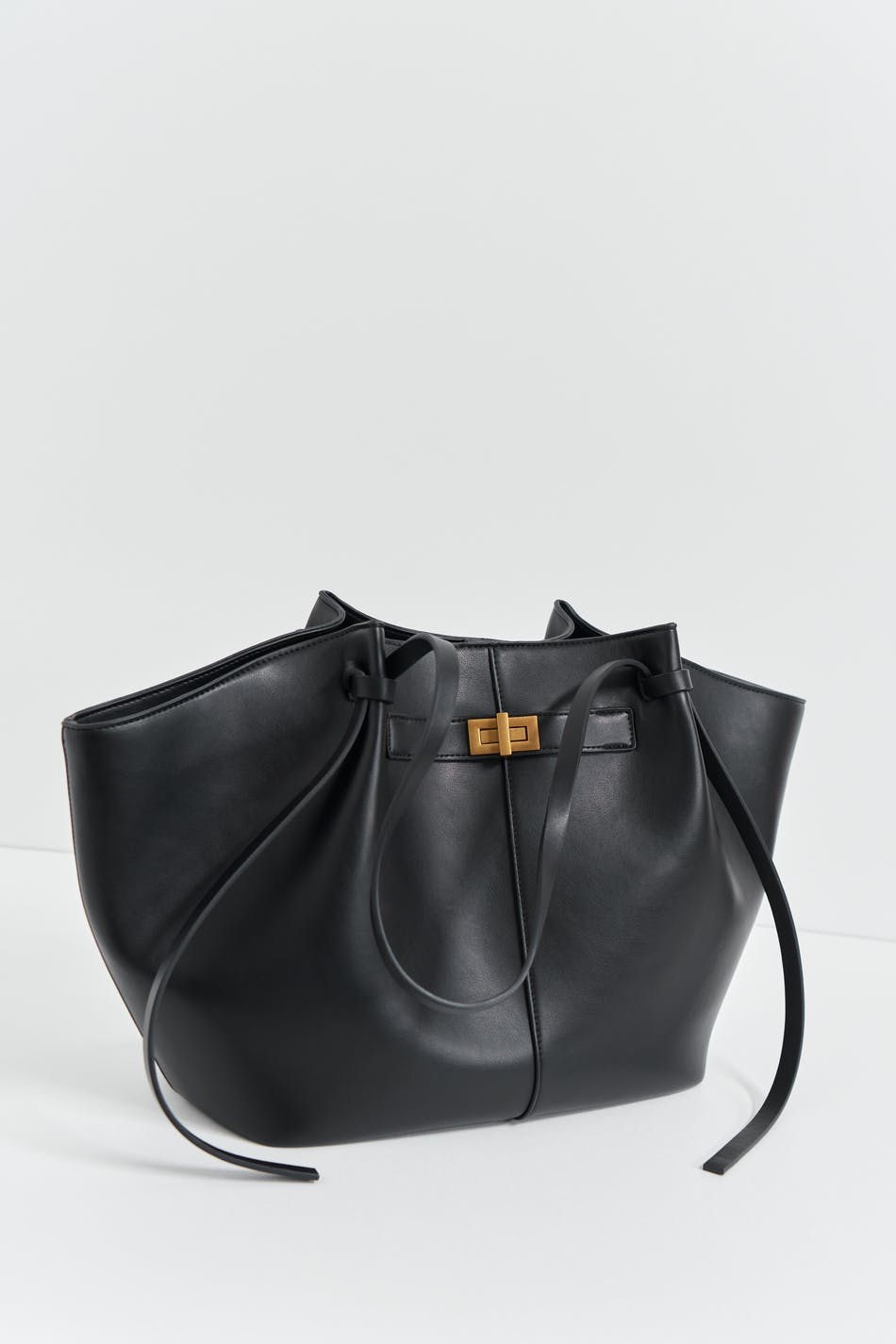Long strap pu bag - Deep taupe