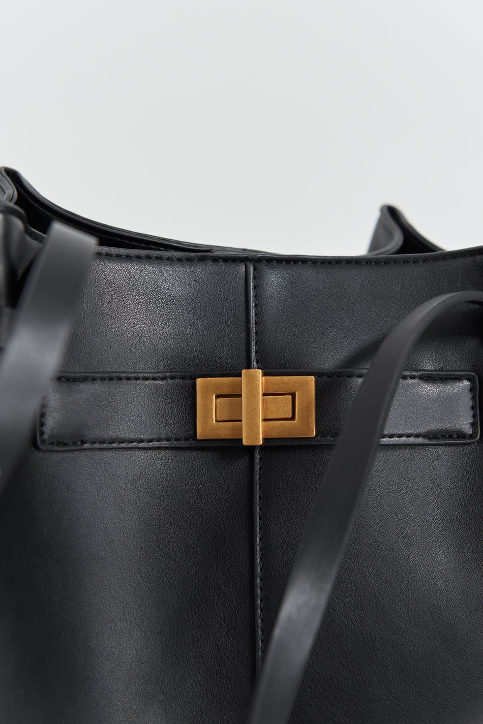 Long strap pu bag - Bordeaux