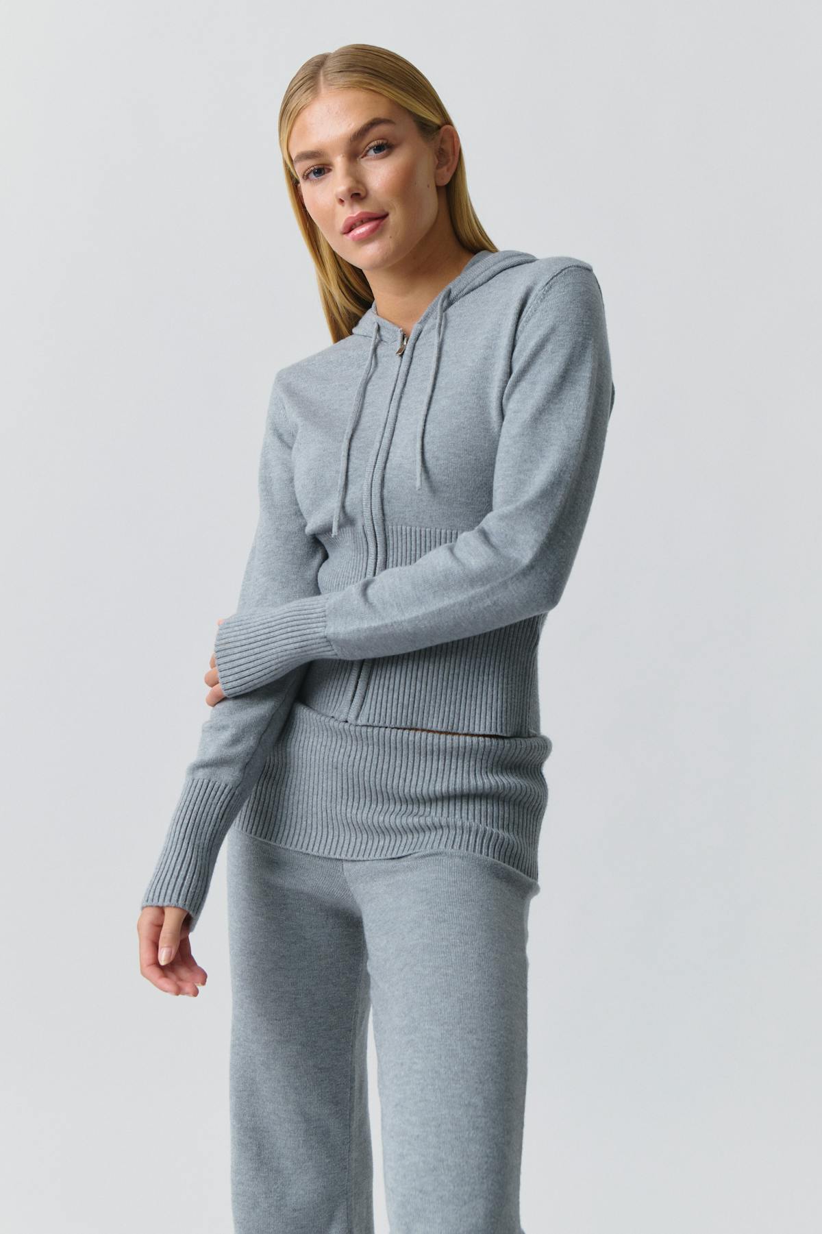 Knitted lounge jacket - Noir