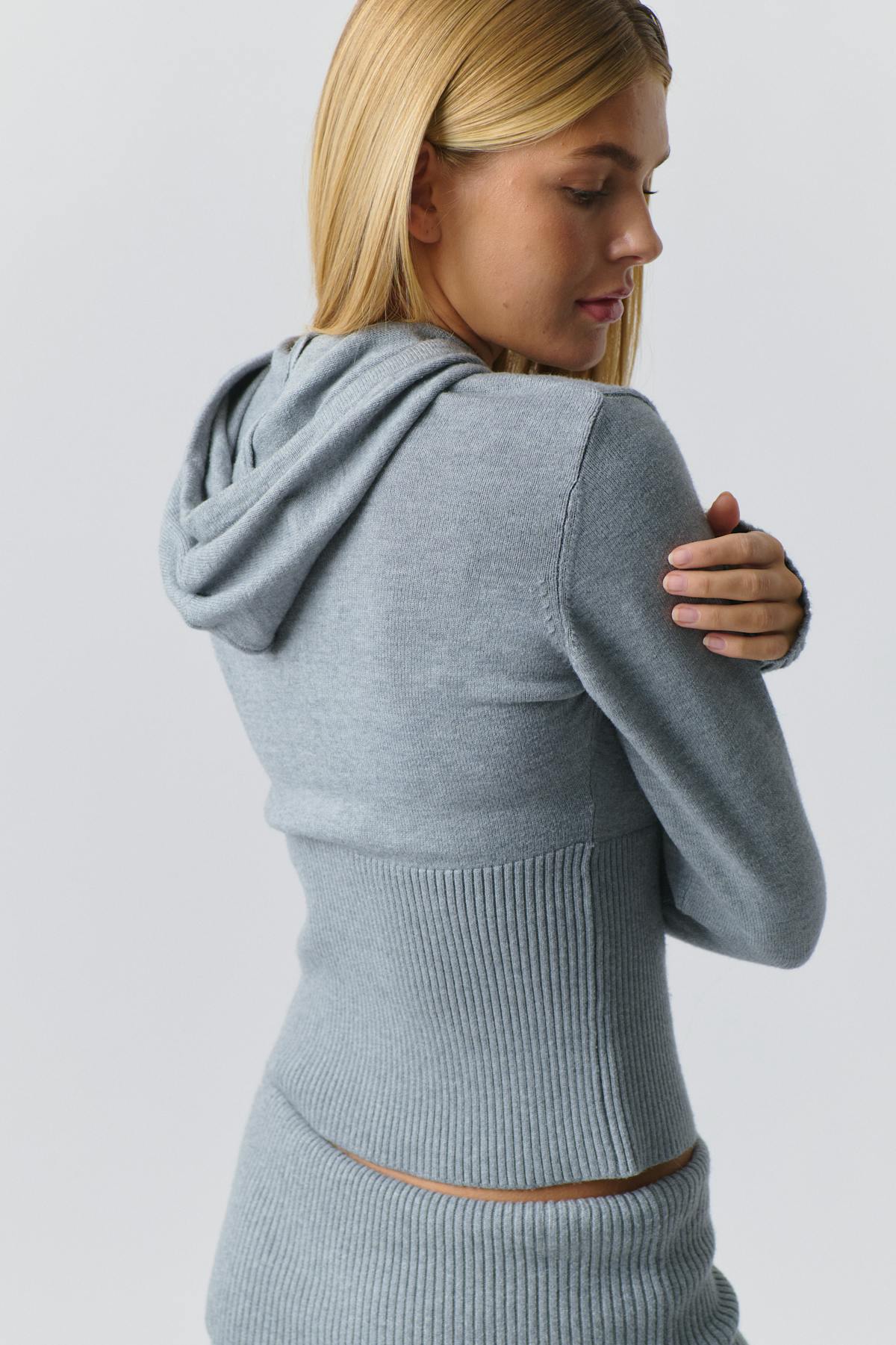 Knitted lounge jacket - Noir