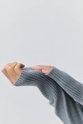 Knitted lounge jacket - Noir